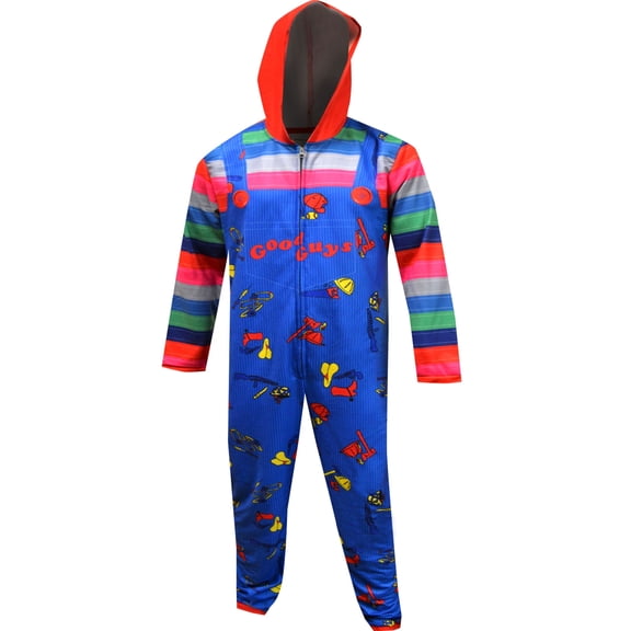 BioWorld Merchandising Mens Chucky Child's Play Adult Union Suit Pajama (Large)