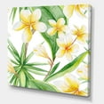 thumbnail image 3 of Designart ' Yellow Flowers and Tropical Foliage X ' Traditional Canvas Wall Art Print, 3 of 4