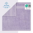 thumbnail image 2 of Cotton Paradise 100% Cotton 4 Piece Washcloths, Soft Absorbent Small Hand Face Towels Wash Rags for Body, Lilac, 2 of 6
