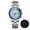 AD2539 Blue face beige eyes, variant on Men's Watch, Racing Chronograph Dive Watch 100m Waterproof, Japanese Quartz Movement, Stainless Steel Analog Sport Watch for Men