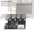 thumbnail image 4 of USB 3.0 PCI Express Expansion Card, Ultra High Speed USB 3.0 PCI Express Expansion Card PCB and Metal 5V Self Powered  for Workstations, 4 of 7