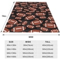thumbnail image 4 of Horror Skull Blanket Gifts for Kids Adults Soft Warm Lightweight Cozy White and Black Skulls Throw Blankets for Bed Living Room Sofa Couch Birthday Goth Decor 50x60in, 4 of 6