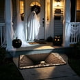thumbnail image 5 of 3D Halloween Doormat, 31.5"×19.7" Optical Illusion Skeleton Hands Skull Floor Mat, Spooky Front Door Entrance Decor, Haunted House Prop & Fall Decor, 5 of 9
