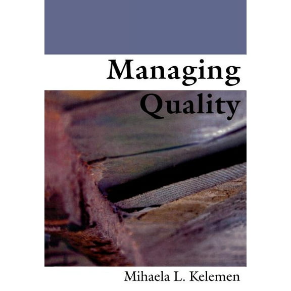 Managing Quality, (Paperback)