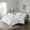 2#White+Silver,Polyester, variant on 104"X90" Metallic Silver Comforter Set - King/Cal King Geometric Print Bedding with Decorative Pillows