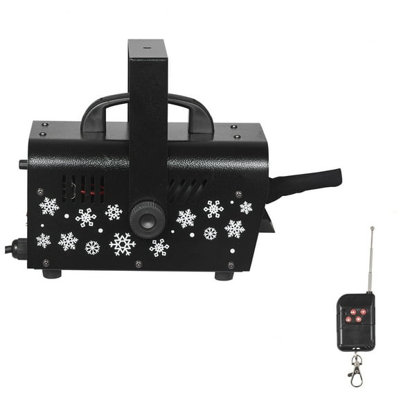 KFFKFF 800W Snow Machine with Remote Control, Portable Snowflake Maker with 1L Tank and Handle, Suitable for Indoor and Outdoor Events, Christmas Parties, and Stage Effects