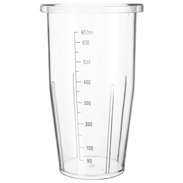 Weiweiguan Replaceable Blender Cups with Measurement Marks Mixer Accessories for Milk Shake Glass Replacement Parts Cups for Kitchen