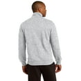 thumbnail image 2 of Sport-Tek TST253 Tall 1/4-Zip Sweatshirt, Athletic Heather, 3XLT, 2 of 2
