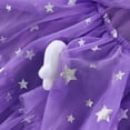 thumbnail image 6 of Halloween Girls' Pumpkin Ghost Tutu Dress, Sleeveless Glitter Layered Mesh, Tiered Tulle For Party Cosplay, 12 Months‑6 Years, Girl Halloween Costumes Purple a 2-3 Years, 6 of 9