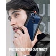 thumbnail image 4 of Poetic Guardian Case for Motorola Moto G Play 2023, Clear Case with Built-in Screen Protector, Black/Clear, 4 of 5