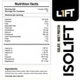 thumbnail image 3 of ISOL1FT Premium Whey Protein Isolate Lunetas 70 serv L1FT blanco, 3 of 4