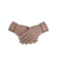 thumbnail image 7 of Spencer Women's Touchscreen Gloves, Winter Warm Thermal Soft Lined Thick Texting Gloves Windproof Driving Gloves for Ladies "Khaki", 7 of 7