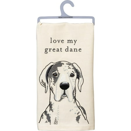 

Kitchen Towel - Love My Great Dane