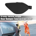 thumbnail image 2 of Unique Bargains Car Front Right Bumper Tow Hook Eye Cap Cover Replacement Fit for Volvo S60 V60 Black, 2 of 6
