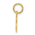 thumbnail image 2 of 14k Yellow Gold Football Charm Pendant, 2 of 4