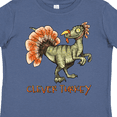 thumbnail image 4 of Inktastic Clever Turkey Thanksgiving Dinosaur Boys or Girls Toddler T-Shirt, 4 of 5
