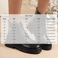 thumbnail image 3 of Purcolt Ankle Boots for Women Dressy Casual PU Leather Round Toe Block Heel Lace-up Short Booties Comfort Slip on Dress Shoes Streetwear with Side Zipper, 3 of 9