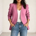 thumbnail image 5 of KyCheLot Plus Size Blazers for Women Fall Solid Color Long Sleeve Jackets Casual Work Business Officewear, 5 of 9