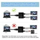 thumbnail image 4 of Divisor 1 en 2 4K Amplificador de señal Soledad Splitter HDMI 1 en 3 fuera para doble monitor HDTV Reproductores de TV Blu negro, 4 of 6
