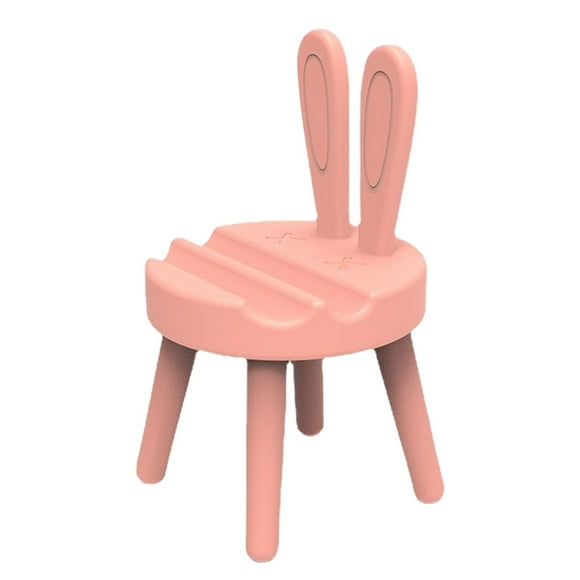 Soporte para teléfono de escritorio, cuna para teléfono móvil, estatuilla Universal para todos los teléfonos inteligentes, regalo, Mini adorno de mesa Rosa