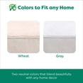 thumbnail image 4 of FurHaven Plush & Decorator Check Tuft-Top Orthopedic Mattress Pet Bed for Dogs and Cats - Gray, Large, 4 of 12