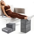 thumbnail image 2 of AMTPM Foot Rest for Under Desk, High-Density Foam Footrest with 3 Adjustable Heights for Car,Home and Office to Relieve Back,Lumbar,Knee Pain, 2 of 11