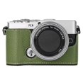 thumbnail image 1 of Compatible pour Olympus PEN E-P7 Étui en Cuir Texturé Facile à Remplacer Batterie Verte, 1 of 5