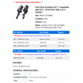 thumbnail image 2 of Front Strut Assembly Set 2 - Compatible with 2013 - 2018 Ford C-Max 2.0L 4-Cylinder 2014 2015 2016 2017, 2 of 2