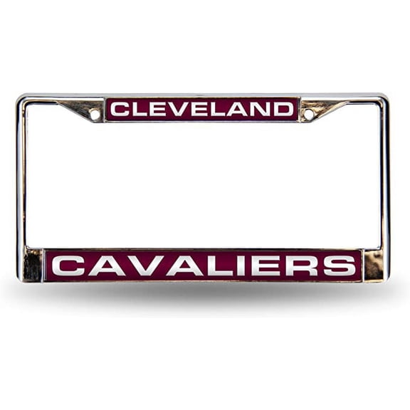Cleveland Basketball Cavaliers Chrome Metal License Plate Frame Holder