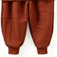 thumbnail image 5 of NAISIBABY Boys Sweatshirt Outfit Sets, Lightweight Print Crew-Neck Long-Sleeve Pullover + Jogger Pants 2PC Fall Set Coffee Size 7, 5 of 5