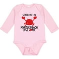 thumbnail image 3 of Inktastic Someone in Myrtle Beach Loves Me Boys or Girls Long Sleeve Baby Bodysuit, 3 of 5