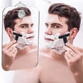 thumbnail image 2 of keepw Fog-Free Travel Mirror for Shaving Fogless Bathroom Mirror with Removable Wall Suction, 2 of 6