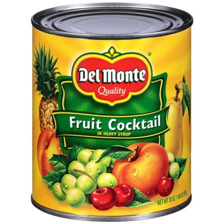 (3 Pack) Del Monte Fruit Cocktail in Heavy Syrup, 30 (Best Canned Fruit Cocktail)