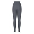 thumbnail image 4 of Women's Plus Size High Waisted Yoga Pants with Feel, European Style, Nine Point Leggings, 4 of 4