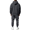 thumbnail image 3 of HAJWOH Sweatsuits for Mens Full Zip Drawstring Casual Hooded and sweatpants with Pockets Running Jogging Sport Comfort Suit, 3 of 4