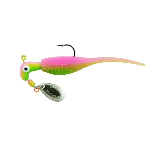 Garst Lure Electric Chicken New Wiggle Tail 3" Winged Mullet 8ct 
