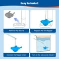 thumbnail image 5 of CADOVE Toilet Flapper Replacement, 3-Inch Flapper for 1.28 GPF Toilets, Compatible with Gerber and AquaSource, 5 of 7