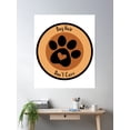 thumbnail image 2 of Dog Hair Don’T Care Paw Sticker Poster Wall Art, Modern Wall Decor, 12x18 UNFRAMED, 2 of 3