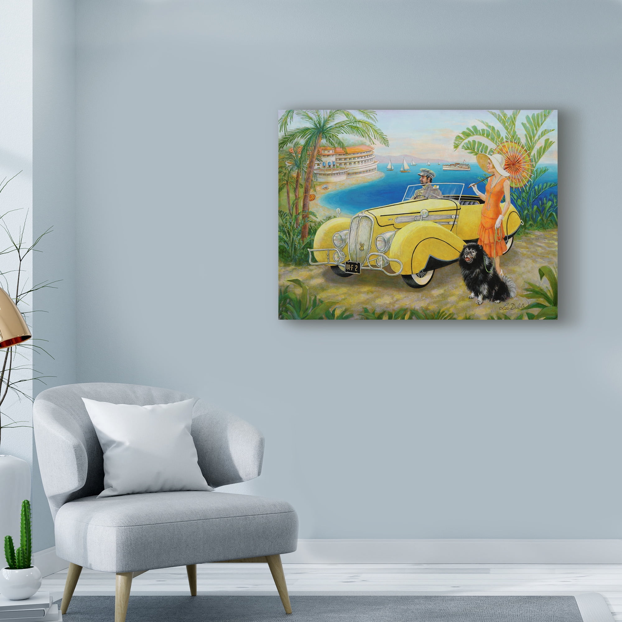 Trademark Fine Art 'Great Gatsby' Canvas Art by Lee Dubin