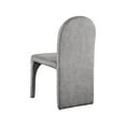 thumbnail image 6 of Meridian Furniture Summer Grey Velvet Dining Side Chair (Set of 2), 6 of 6