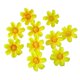 thumbnail image 3 of 10 piezas de cabezas de flores falsas al por mayor para manualidades Flores de margaritas artificiales Decoración floral de bricolaje para el Amarillo Macarena flores para manualidades, 3 of 7