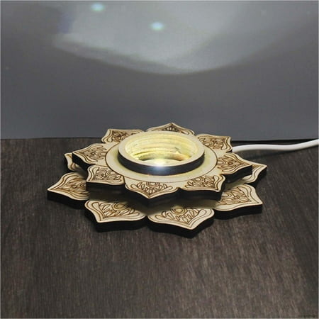 

3D Display Base Night Light LED Display Stand For Cafe Crystal Glass Ball