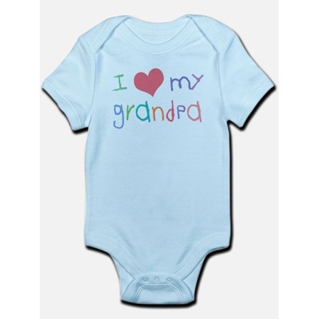 

CafePress - I Love My Grandpa Infant Bodysuit - Baby Light Bodysuit