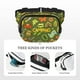 thumbnail image 5 of Fotbe Camping 1 Cangurera Cuadrada con Estampado de Doble Capa, Bolsa de Cintura Ajustable Mini para Hombres y Mujeres, 5 of 9