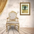 thumbnail image 3 of Vintage Apple Collection 18x24 Gold Ornate Wood Framed with Double Matting Museum Art Print Titled - Le Cyclone Cycle, 3 of 4