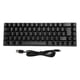 thumbnail image 1 of Clavier de jeu filaire 68 touches USB 2.0, rétroéclairage RVB, ergonomique, mécanique, compatible avec Windows 2000, XP, 7, 8, 10, Vista 32 bits, noir, 1 of 4