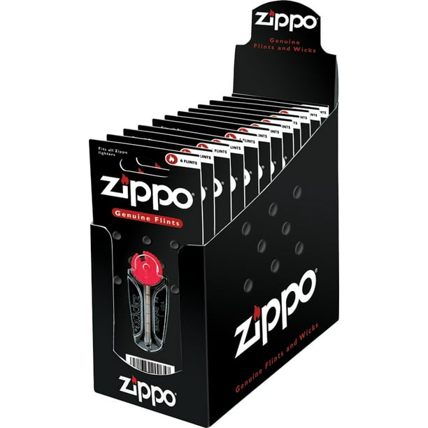 Zippo ZO20065 Lighter Flint Cards 24 Display Box