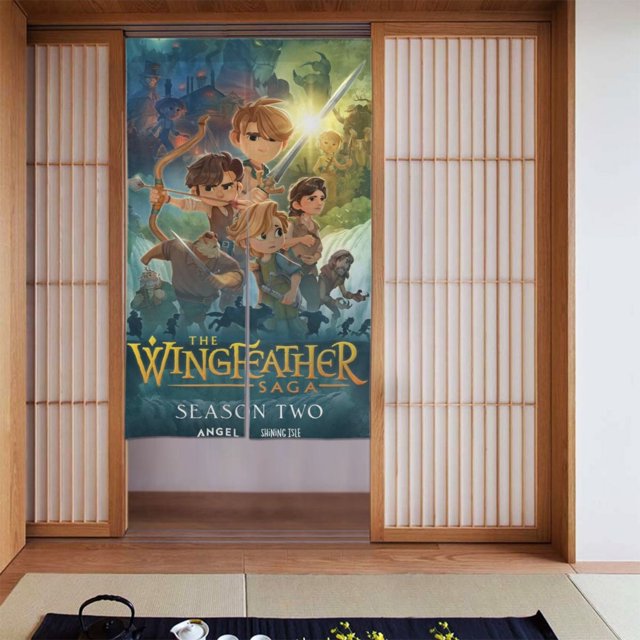 Cortinas opacas Wingfeather Saga para decoración del hogar, cortinas aislantes para ventanas, cortinas para dormitorios y salas de estar