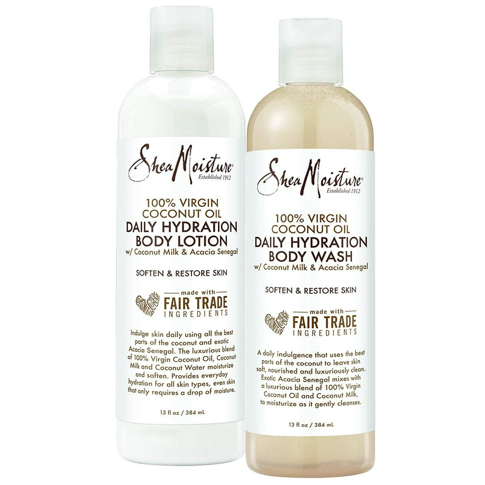 Shea Moisture 100 Virgin Coconut Oil Daily Hydration Body Wash, 13