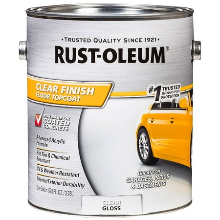 Rust-Oleum 320202 Concrete and Garage Floor Paint Topcoat clear finish